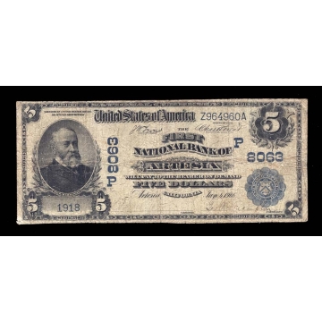 Artesia – California – CH 8063 – FR 591 – Fine - National Bank Note 