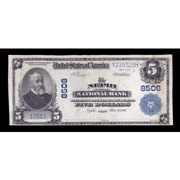 Nephi – Utah – CH 8508 – FR 600 – VF - National Bank Note 