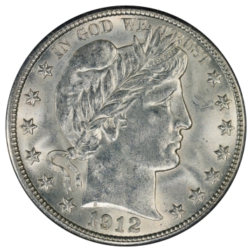 1912-D 50C Barber PCGS MS63