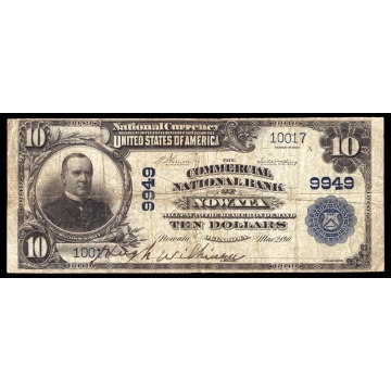 Nowata – Oklahoma – CH 9949 – FR 627 – Fine - National Bank Note