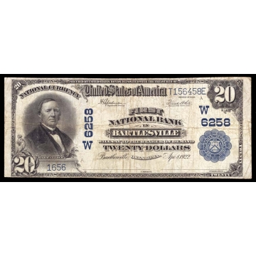 Bartlesville – Oklahoma – CH 8658 – FR 661 – VF - National Bank Note 