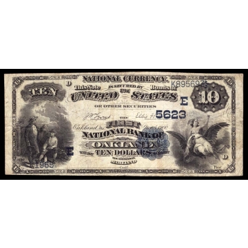 Oakland – Maryland – CH 5623 – FR 545 – VF - National Bank Note 