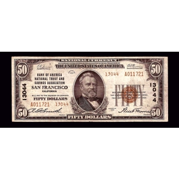 San Francisco – California – CH 13044 – FR 1803-2 – VF - National Bank Note 