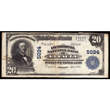 Eufaula – Alabama – CH 5024 – FR 658 – VF - National Bank Note 