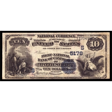 Hattiesburg – Miss – CH 5176 – FR 546 – F/VF - National Bank Note 