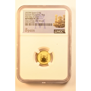 2023 Spanish Bull 1/10-Ounce Gold NGC PR70 1 of 250