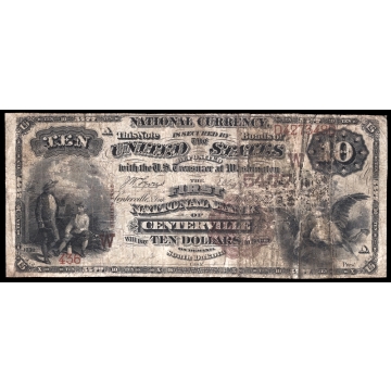 Centerville – South Dakota – CH 5477 – FR 490 – VG/F - National Bank Note 