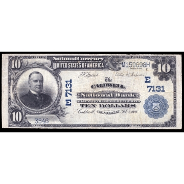 Caldwell – New Jersey – CH 7131 – FR 624 – VF - National Bank Note 