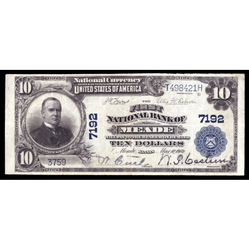 Meade – Kansas – CH 7192 – FR 624 – VF - National Bank Note 