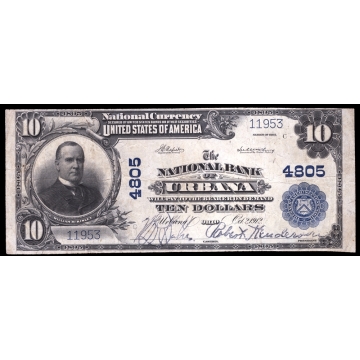 Urbana – Ohio – CH 4805 – FR 628 – F/VF - National Bank Note