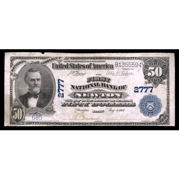 Newton – Kansas – CH 2777 – FR 667 – VF - National Bank Note 