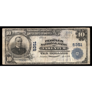 Tarentum – Pennsylvania – CH 5351 – FR 633 – VG / F - National Bank Note 