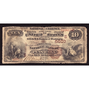 Pensacola – Florida – CH 5603 – FR 490 – VG - National Bank Note 