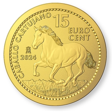 2024 Spanish Stallion (Colt) 1/10-Ounce Gold Raw