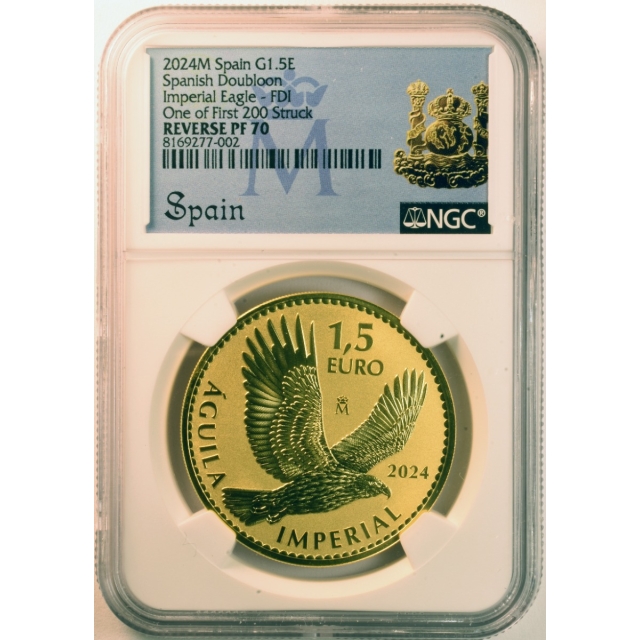 2024 Spanish Imperial Eagle (Aquila) 1-Ounce Gold NGC 1 of 200 PR70 **Free Shipping**